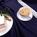navy blue stain-resistant tablecloth Porto