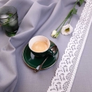 gray tablecloth Porto