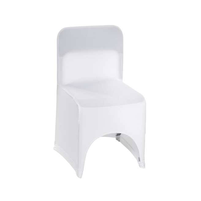 pokrowiec na krzesło Cortina biały