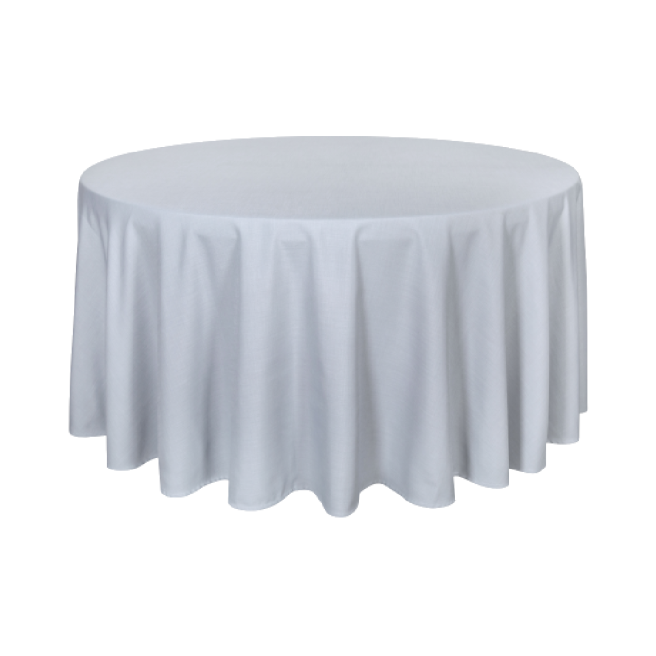 ashen gray stain-resistant tablecloth 280 cm Porto