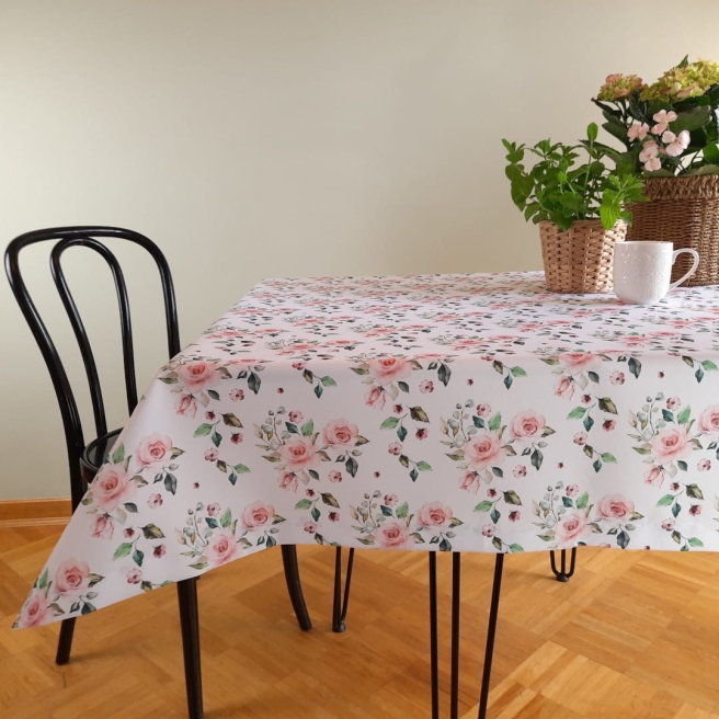 flower tablecloth Roses