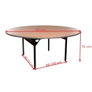 round stretch tablecloth diameter 180 cm