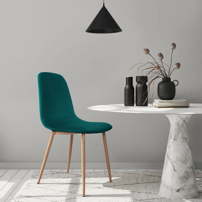 pokrowiec na krzesło Jonstrup zieleń butelkowa