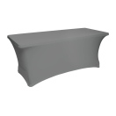 gray elastic table cover 180x75 | PRACOWNIA HORECA