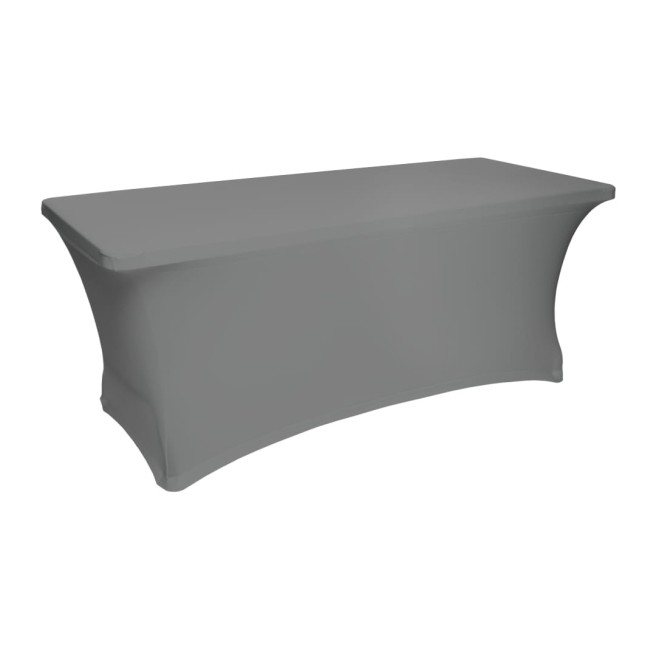 gray elastic table cover 180x75 | PRACOWNIA HORECA