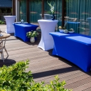 stretch cocktail table covers | PRACOWNIA HORECA