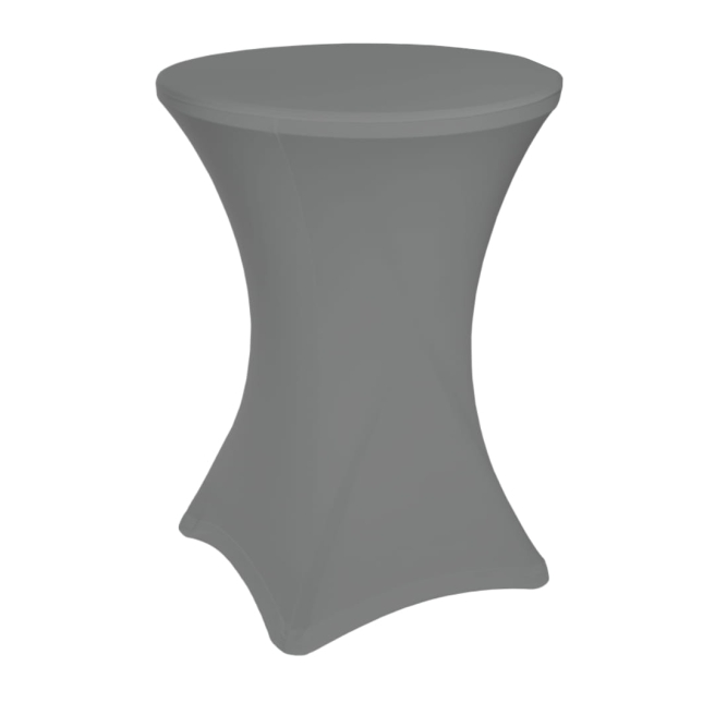 grey cocktail table cover 80cm | PRACOWNIA HORECA