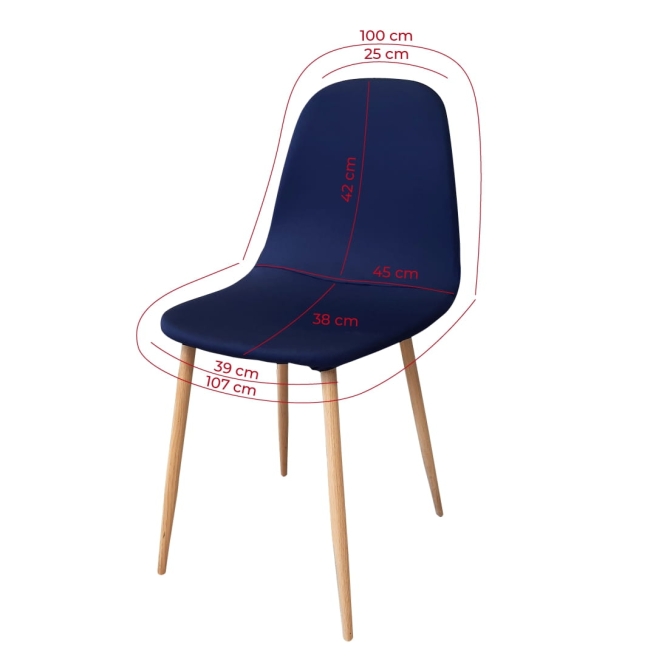 wymiary krzesła Jonstrup