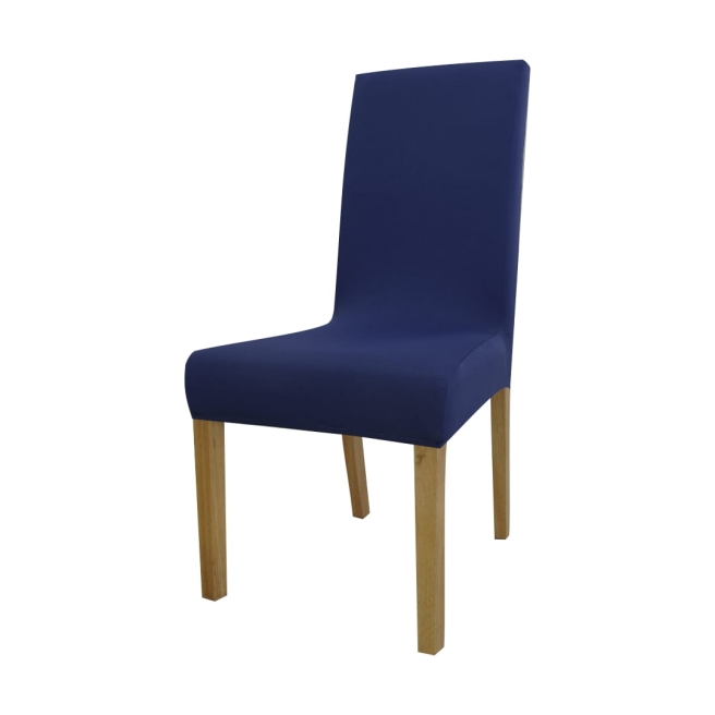 elastic cover for upholstered chair navy blue