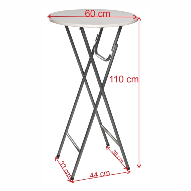wymiary stolika koktajlowego 60 cm | PRACOWNIA HORECA