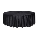czarny welurowy obrus okrągły bankietowy 320 cm | PRACOWNIA HORECA