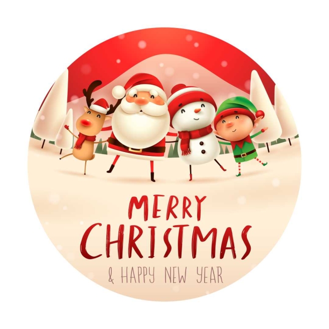 Merry Christmas  cocktail table top cover | PRACOWNIA HORECA