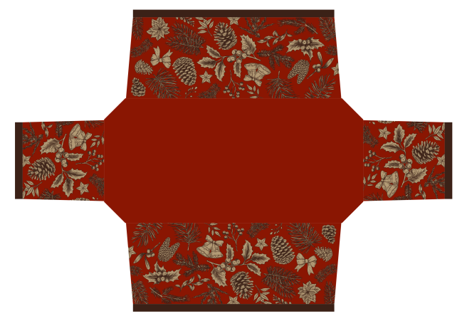 xmas mix elastic catering table cover 180x75cm | PRACOWNIA HORECA