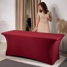burgundy elastic table cover 180x75 cm | PRACOWNIA HORECA