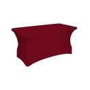150x75cm burgundy elastic catering table cover
