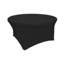 black stretch banquet tablecloth 150 cm