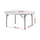 dimensions of the table 150 cm