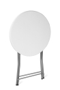 Folded cocktail table 80 cm front view | Pracownia Horeca