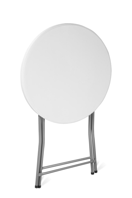 Folded cocktail table 80 cm front view | Pracownia Horeca