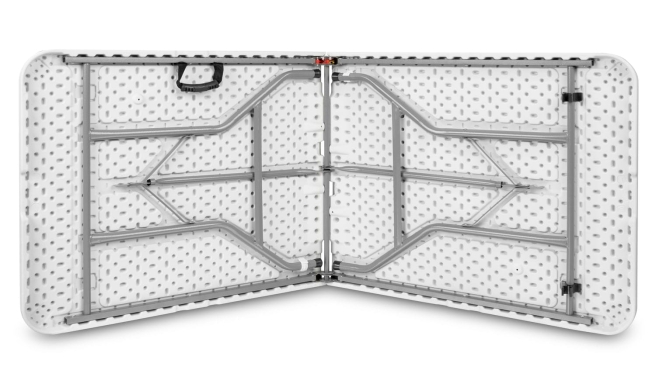 stół cateringowy ze złożonymi nogami pod blat | PRACOWNIA HORECA