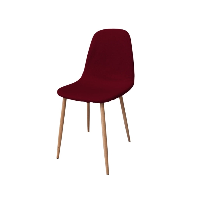 bordowy pokrowiec na krzesło Jonstrup Fox