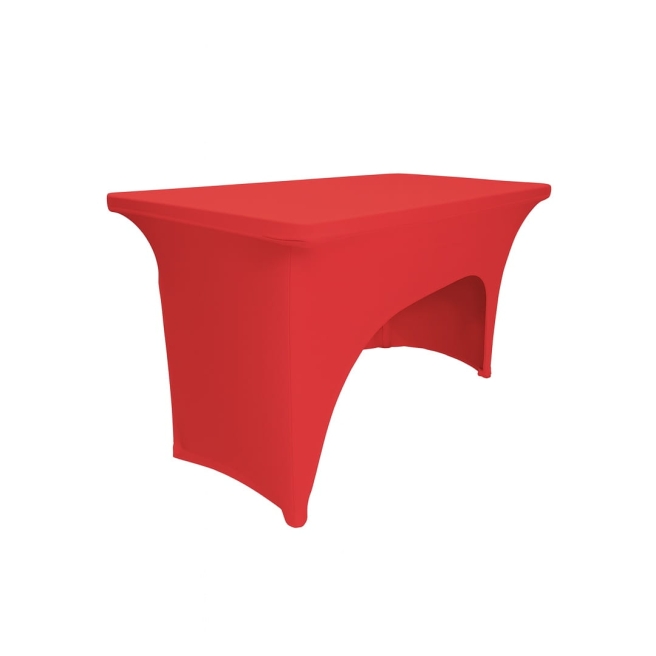 czerwony elastyczny pokrowiec na stół 120x60cm