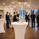pokrowiec stretch na stół koktajl 60cm biały | PRACOWNIA HORECA