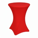 red cocktail table cover | PRACOWNIA HORECA