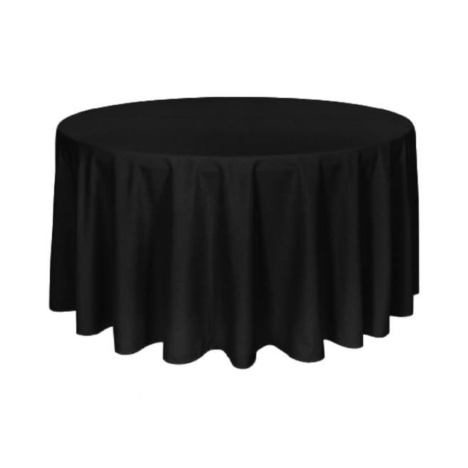 czarny obrus plamoodporny Porto | PRACOWNIA HORECA