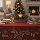 table cover with christmas print | PRACOWNIA HORECA