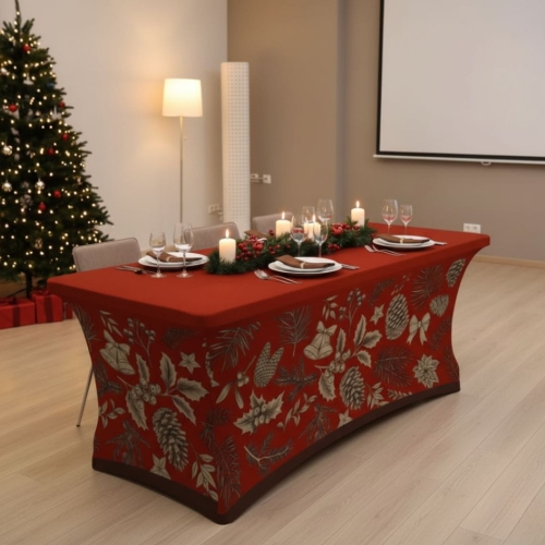 xmas mix christmas catering cover 180x75cm  | PRACOWNIA HORECA