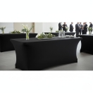black stretch table covers 180x75 | PRACOWNIA HORECA