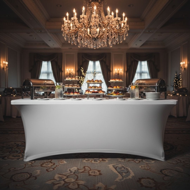 pokrowiec na stół bankietowy 180x75 | PRACOWNIA HORECA