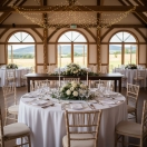 obrus okrągły plamoodporny biały Porto 320cm | PRACOWNIA HORECA