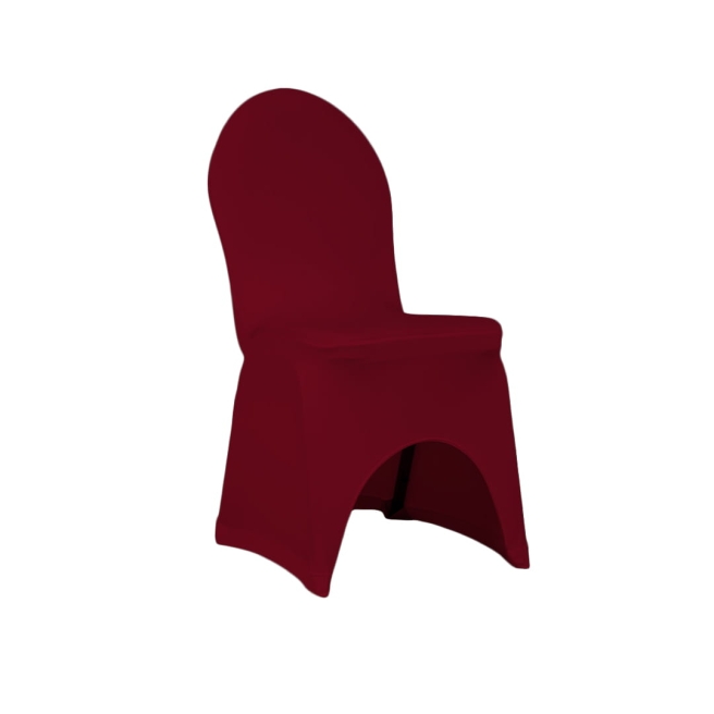 pokrowiec na krzesło Luna bordowy