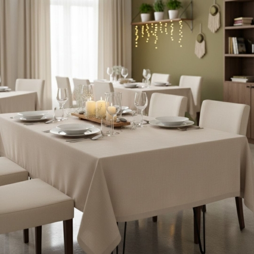 gastronomy tablecloth 140x240 cm – beige | PRACOWNIA HORECA