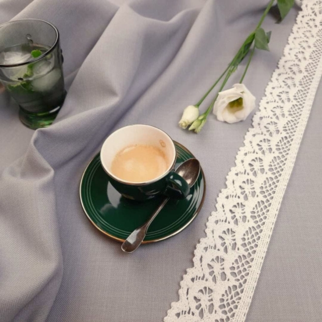 szary obrus plamoodporny Porto | PRACOWNIA HORECA