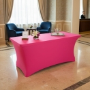 obrus stretch na stół bankietowy 180x75cm fuksja | PRACOWNIA HORECA