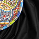 plamoodporny czarny obrus Malaga | PRACOWNIA HORECA