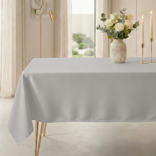 szary obrus hotelowy Malaga | PRACOWNIA HORECA