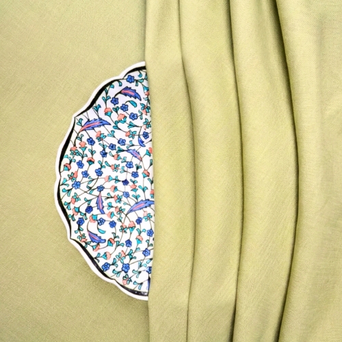 plamoodporny obrus gastronomiczny  jasnozielony | PRACOWNIA HORECA