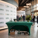 elastyczny pokrowiec na stół 120x60 w kolorze zielonej butelki | PRACOWNIA HORECA