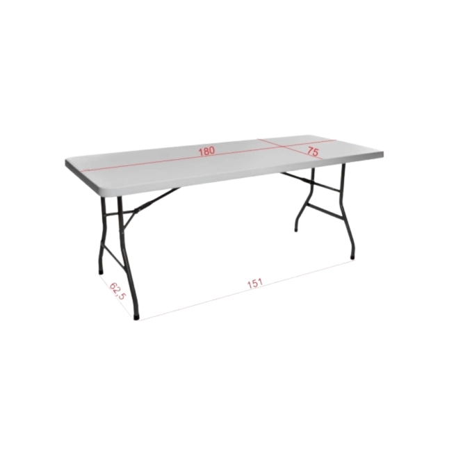 wymiary stołu cateringowego 180x75cm | PRACOWNIA HORECA