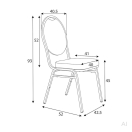 Banquet chair dimensions