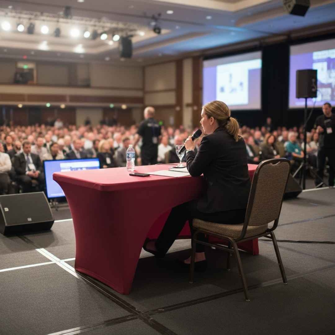 Table covers with undercut – designed for special challenges